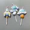 Child Happy Birthday Party Astronaut Rocket Ufo Cake Candle For Universe Outer Space Theme Birthday Party Decorations