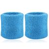 1PCS2 PCS Unisex Cotton Wristband Terry Cloth Cotton Sweatband Sports Wrist Tennis Yoga Sports Sweat Absorbent Wristband Latest 8x8cm