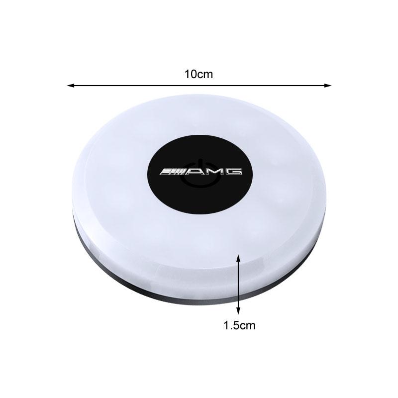 Светодиодный сенсорный светильник Беспроводное освещение салона автомобиля Автомобильная потолочная лампа для чтения для Mercedes-Benz AMG C500 C200 C300 A B C E GLA CLA GLK GL ML GLE W204