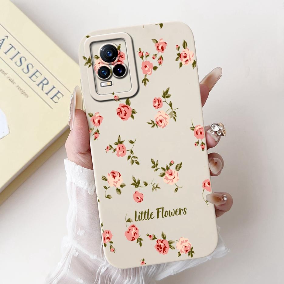 Для Vivo V21e 4G Чехол V2061 Новый Модный Конфетный Расписной Чехол Ударопрочный Чехол для Телефона Для Vivo V21 V 21 e VivoV21e Мягкий Fundas Coque