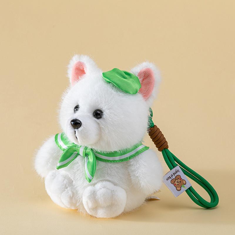 Cute Fox Scarf Seagull Cartoon Animal Plush Doll Pendant For Decoration Bag