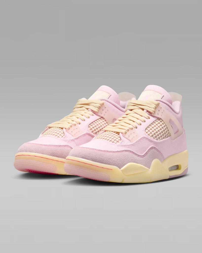 IB6716-600 Nike Air Jordan 4 Retro "Pearl Pink/Iced Carmine" (Женский)