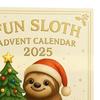 Sloth Advent Calendar Fun Christmas Decoration 24 Acrylic Sloth Collectibles 24-Day