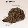 Women Baseball Cap Leopard Print Cap Ripped Sunshade Hat
