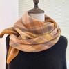 Wool Scarf Women's Winter Triangle Scarf Style Shawl Warm Neck Scarf Dual Use