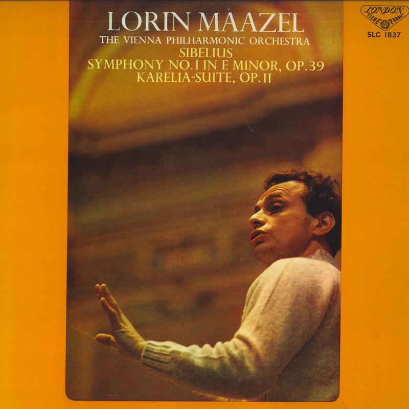 Виниловая пластинка LORIN MAAZEL - Симфония №1 Сибелиуса / Карелия-су SLC1837 LONDON 1970 Япония Классика Б/у