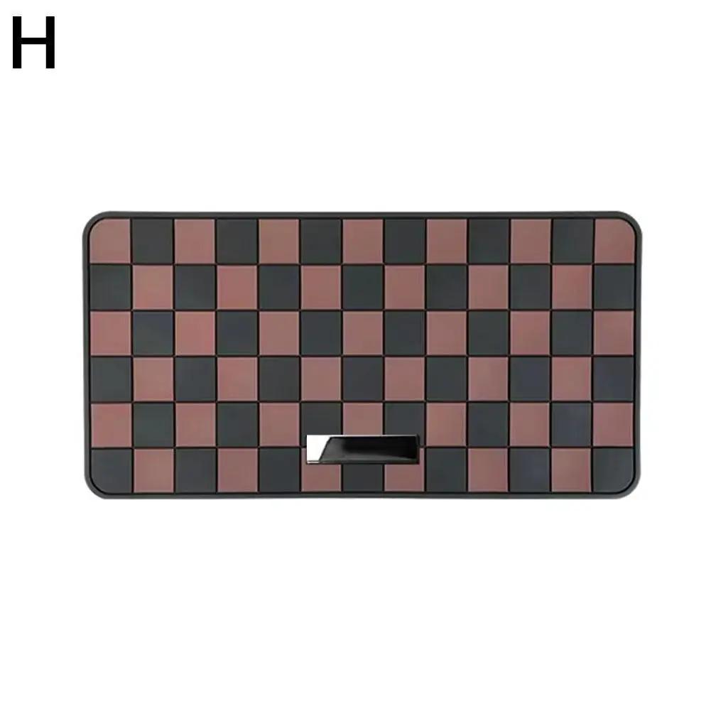 Автомобильная приборная панель Противоскользящий коврик Центральная консоль Большой Высококлассный коврик Противоскользящая Автомобильная декорация Коврик для парфюмерии Коврик для хранения N4O7