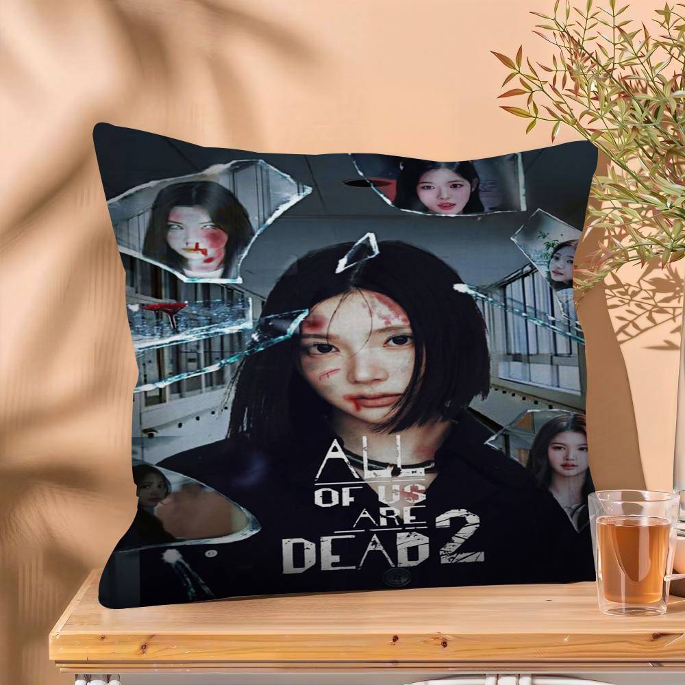 Korean Tv All Of Us Are Dead Pillow Cover Sofa Cushion Cover Home Room Decoration Children Gift