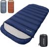 BISINNA Широкий Спальный Спать в Сумке для хранения Антибактериальный и Ширина 100 см x Глубина Температура Темно-синяя Сумка, Тип конверта, Стираемый, Кемпинг,