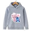 Толстовки MINISO Stitch Уличная мода Свитер для мальчиков и девочек Детский спортивный пуловер Толстовка для занятий спортом на открытом воздухе детская одежда