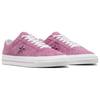 Converse Минусы Одна звезда Удобная повседневная низкая парусиновая обувь Унисекс Кроссовки Светло-пурпурный Красный A11974C
