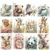 5D Diy Diamond Painting Giraffe Pig Full Square Round Mosaic Embroidery Animals Flower Home Decor