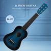 21/6 Inch Kids Beginners Guitar Mini 6 Strings Guitar Children Early Educational Intellectual Toy Birthday Gifts Music Elements