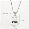 Juice WRLD Pendant Necklace Beads Stainless Steel Necklace For Women Man Fans Gift Collares Mujer Gargantilha Collier Femme