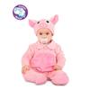 Déguisement Cochon Rose Bébé - DisfraZZes - Chapeau, Combinaison, Bottillons - Rose - Intérieur - Mixte