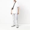 OFF WHITE Свободный крой Футболка с волнистой линией OMAA038R201850040110