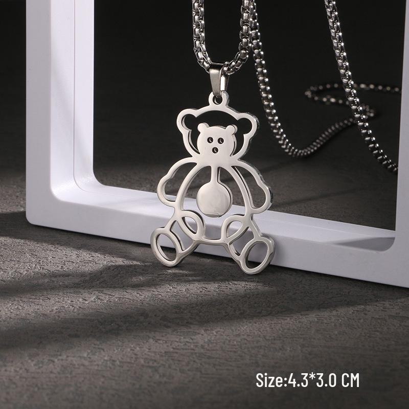 Модное ожерелье унисекс: Подвеска из сплава в виде животного на цепочке для свитера
