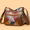 Women's Bag Multi-Layer Shoulder Crossbody Bag Large Capacity Soft Leather Mother Travel Bag Mobile Phone Bag