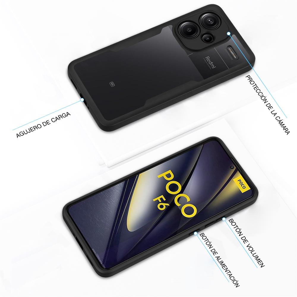 Чехлы с полной защитой 360 для POCO F6 F5 F4 F3 X7 X6 Pro X5 X4 GT X3 NFC M6 M5S M4 M3 Pro 5G, противоударный чехол для телефона