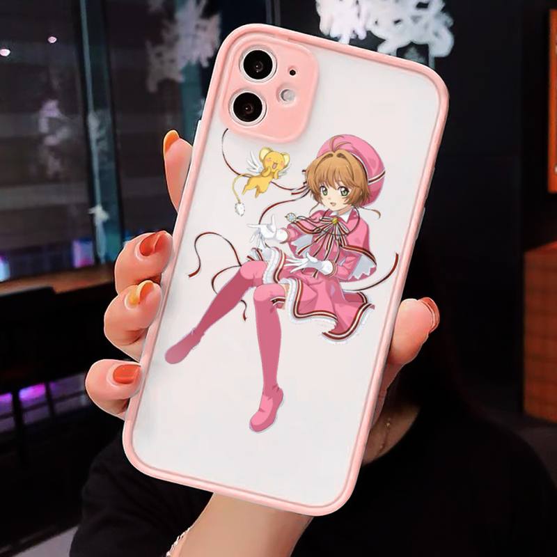 Чехол для телефона Cardcaptor Sakura anime cute girl матовый прозрачный для iphone 7 8 11 12 plus mini x xs xr pro max