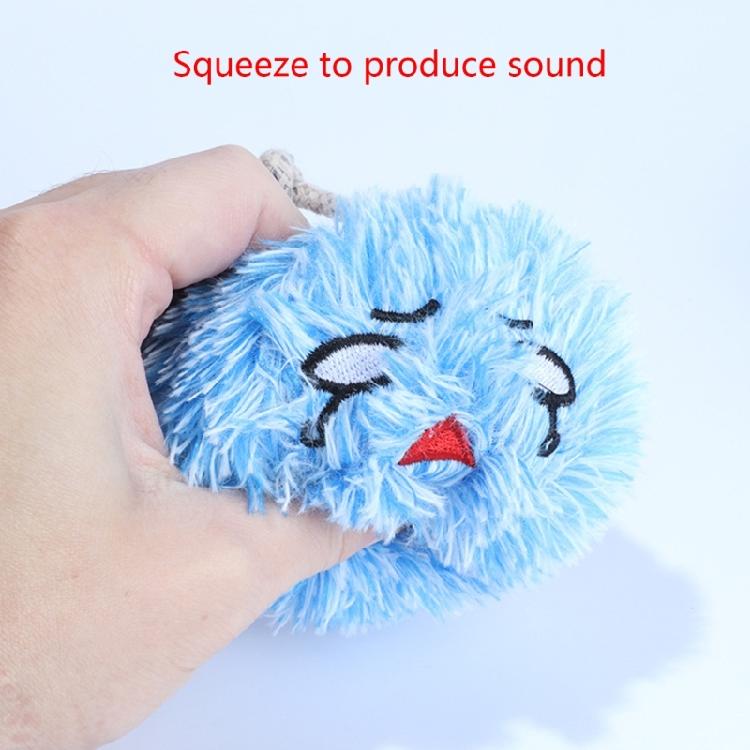 Colorful Balls Cat Toy Pompoms Squeaking Chasing Balls 4" Diameter