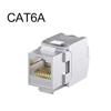 Keystone Jack Cat6a Cat7 Cat7 RJ45 STP Без Инструмента Типа Цинк oy Модульные Jack Адаптер Соединитель для 22-26 AWG