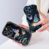Для OPPO A17 A18 A38 A58 A98 Reno7 Z 8Z 8T 11F 11 Pro Realme 12 Lite 12 Pro C30 Мечтательные красочные бабочки волнистый край мягкий силиконовый чехол для телефона