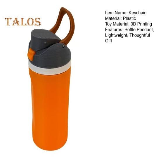 Keychain Lip Balm Stand Holder Multi-Functional Clip for Cotton Swabs Trinkets 3D Printed Lightweight Design Portable Keyring