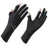 Anti-UV Sunscreen Gloves Touch Screen Driving Mittens New Ice Silk Gloves  Women Men