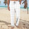Мужские трикотажные модные повседневные брюки с напечатанным карманом, пижамные брюки