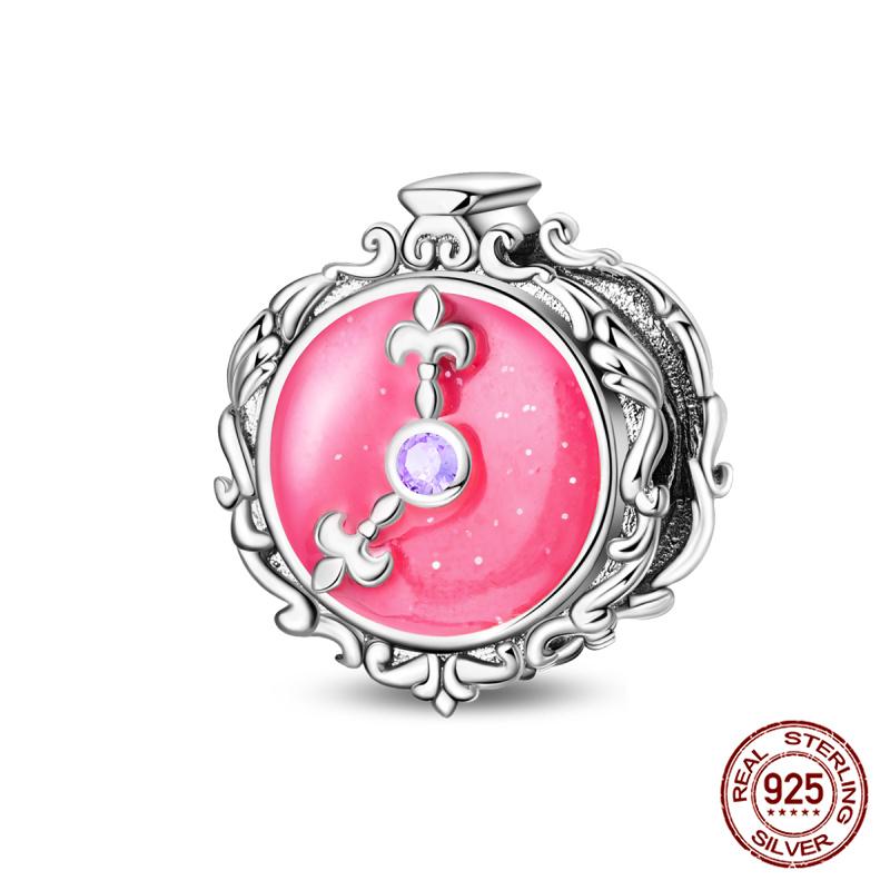 New 925 Silver Pumpkin Car Princess & Cactus Charms Fit 925 Bracelet Jewelry Making For Women Gift