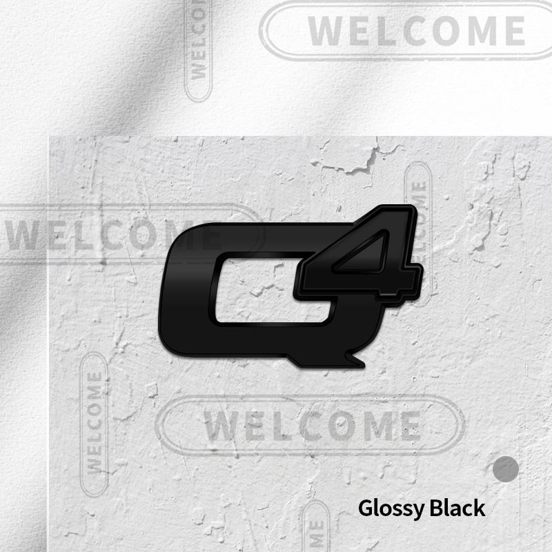 QSGJL1 3D Metal Q2 Q4 Logo Car Steering wheel Emblem Interior Badge Sticker Decals For Alfa Romeo Giulietta Giulia Mito 147 156 Stelvio