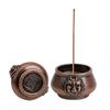 Mini Incense Holder Copper Censer Diverse Pattern Traditional Shapes Joss-stick Inserted Ash Catcher Home Decor Buddhism Gadgets