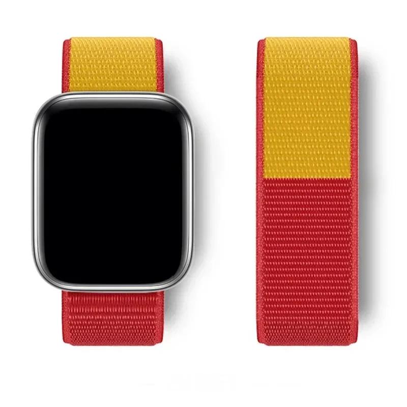 Nylon Strap For Apple Watch Band 45mm 44mm 42mm 41mm 49mm 40mm 44 Mm Wrist Bracelet Correa Iwatch Series 8 9 7 6 5 4 3 SE Ultra2