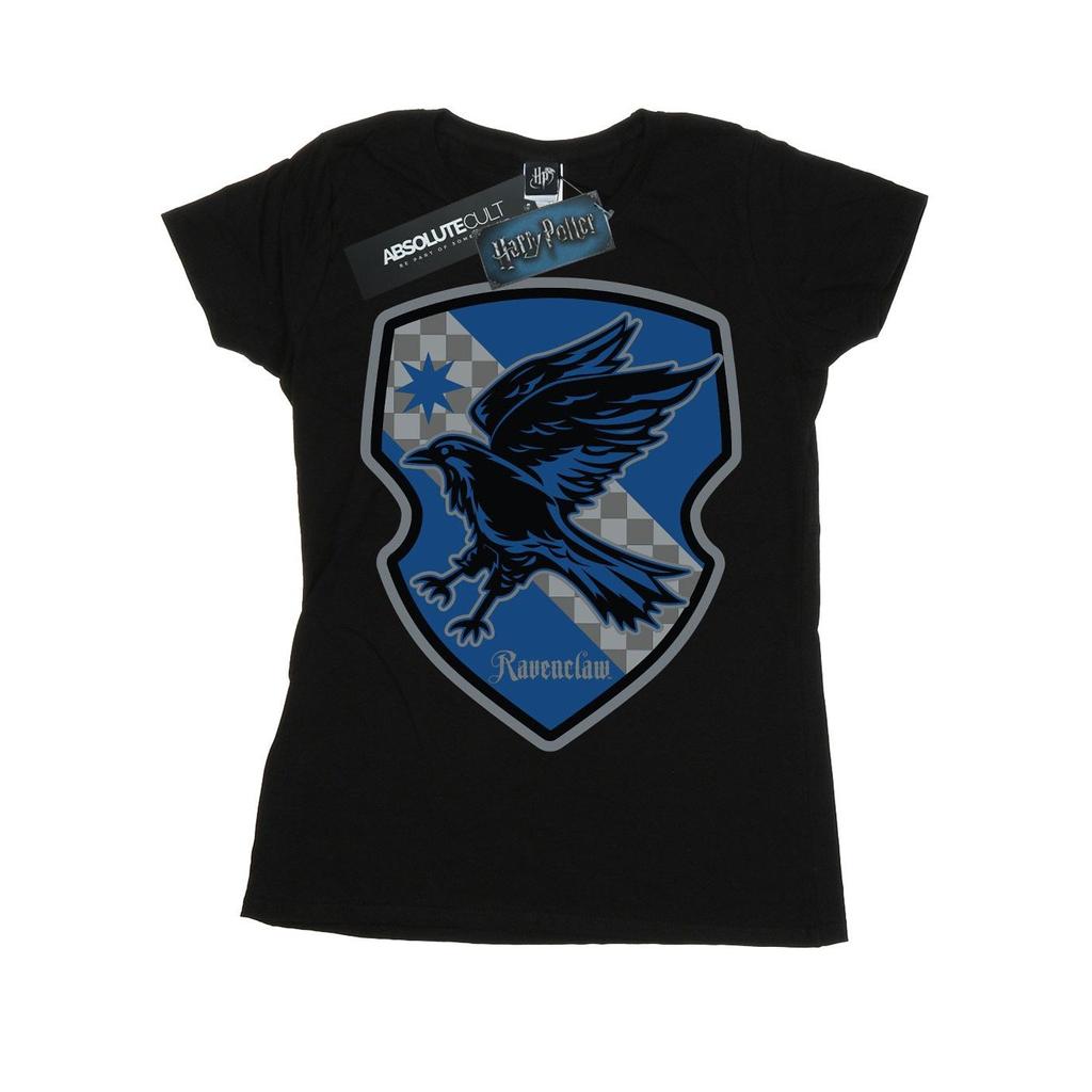 Harry Potter Womens/Ladies Ravenclaw Crest Flat Cotton T-Shirt