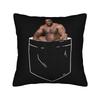 Barry Wood In My Pocket Meme Square Pillow Covers Polyester Home Cushion Cover Funny Decor Pillow Cover 40*40