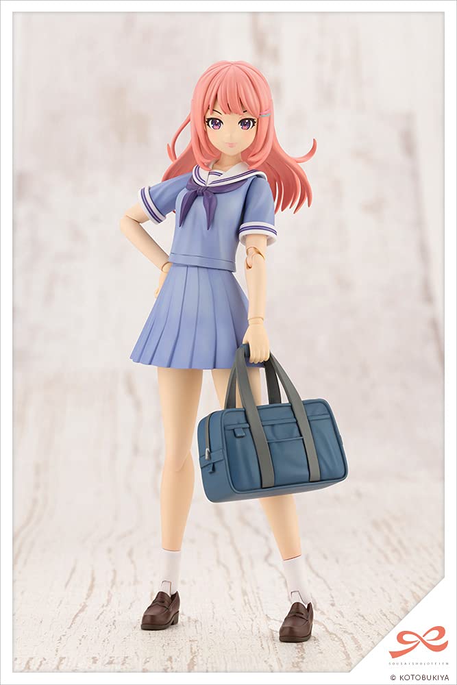 Kotobukiya Сосэй Сёдзётэй: Мадока Юки (Летняя форма старшей школы Тохо) Пластиковая модель Dream Style Milky Marine, цветная, JK022