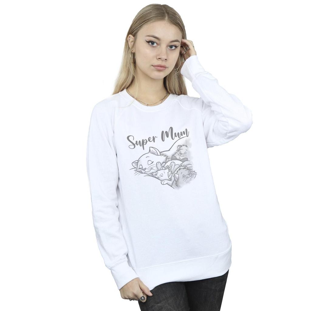 Disney Womens/Ladies Classics Marie Super Mum Sweatshirt