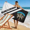 Large Beach Towel Newcastle United Black White, Quick Dry, Ultra Soft, Fade Resistant, for Soccer Gift