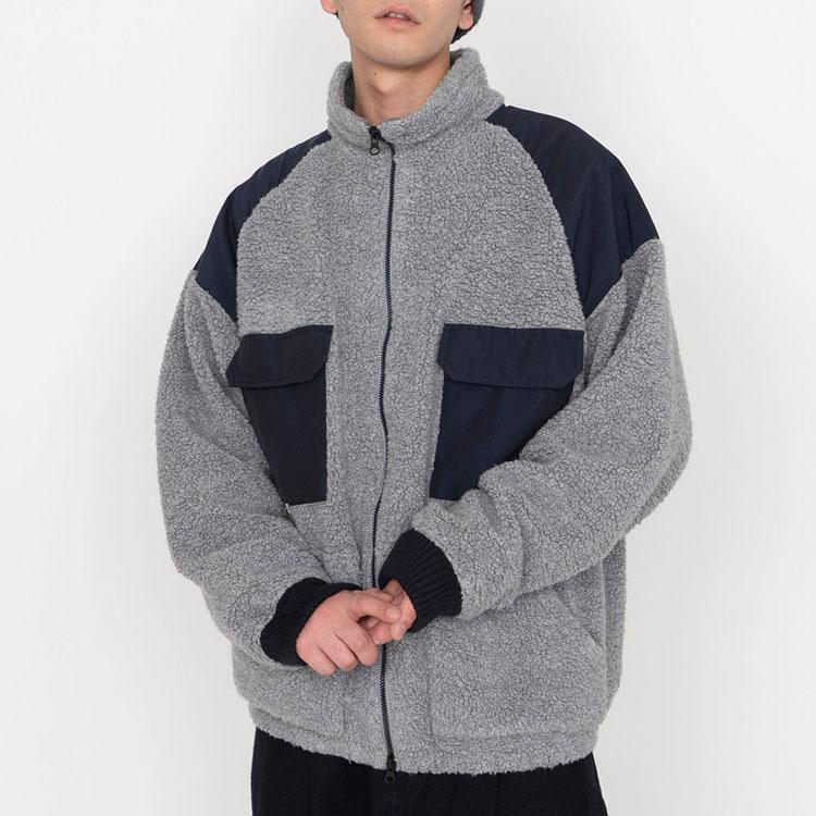 Nanamica FW22 Vintage Wool Fleece Jacket Jackets & Coats Unisex SUAF275