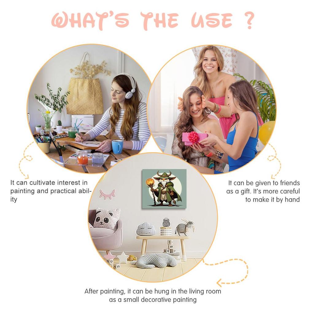 RUOPOTY Framed Paint By Numbers Kit For Beginner Starter Kits Acrylic Paint For Adults Bull Drawing Coloring By Numbers For Home Wall Decor Diy Crafts