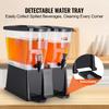 Beverage Dispenser, 3 Gallon x 2 Drink Dispensers for Parties, Plastic Juice Dispenser with Stand Spigot Lid, Iced Tea Lemonade Juice Water Dispenser,