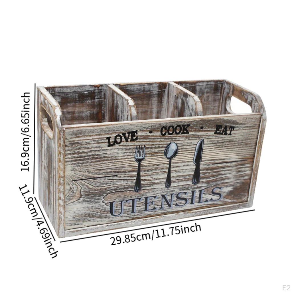 Подставка для кухонных принадлежностей Коробка для столовых приборов для вилок ложек ножей Органайзер для хранения