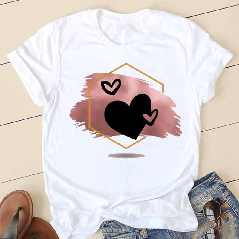 Butterfly Hourglass T Shirt Women Summer Kawaii Print Vintage Tops Female T-Shirt Fashion White Unisex Clothes Ladies Tee Shirt