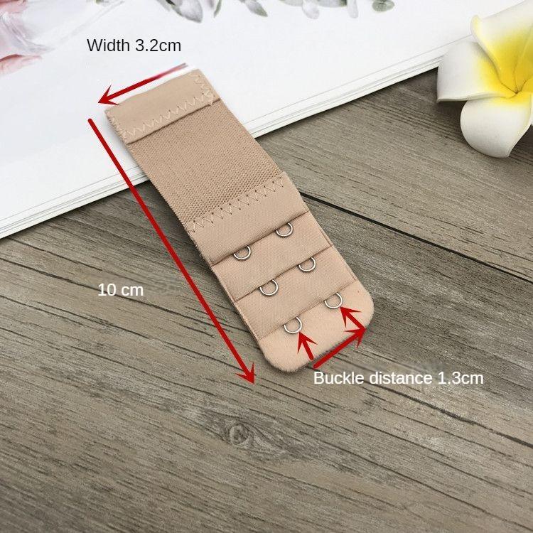 Эластичная эластичная маленькая двубортная пряжка-удлинитель нижнего белья Удлинитель бюстгальтера с крючком и застежкой на глаза Трехрядная пряжка с 2 пряжками Удлинительная пряжка