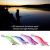 Squid Jigs Saltwater Saltwater Fishing Lures Double Hook Design Floating Bait Glow-in-The-Dark Realistic for Trolling Sea