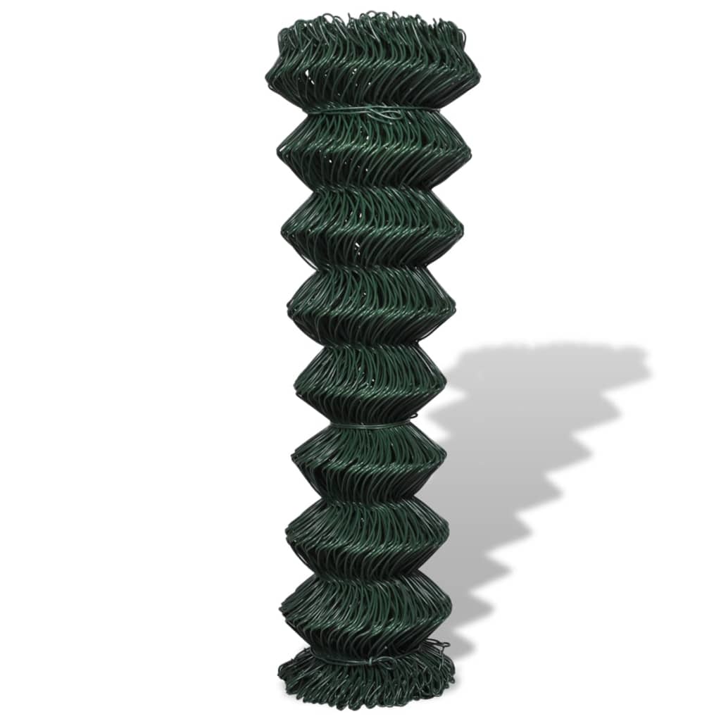 Steel Mesh Fence 1.5 x 15 m Green