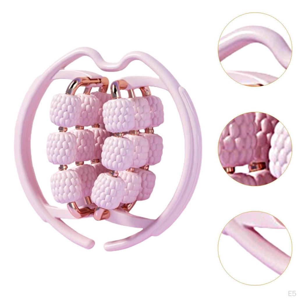 Массажный роликовый массажер 18 колес для глубоких тканей, колесо для рук и ног для голени