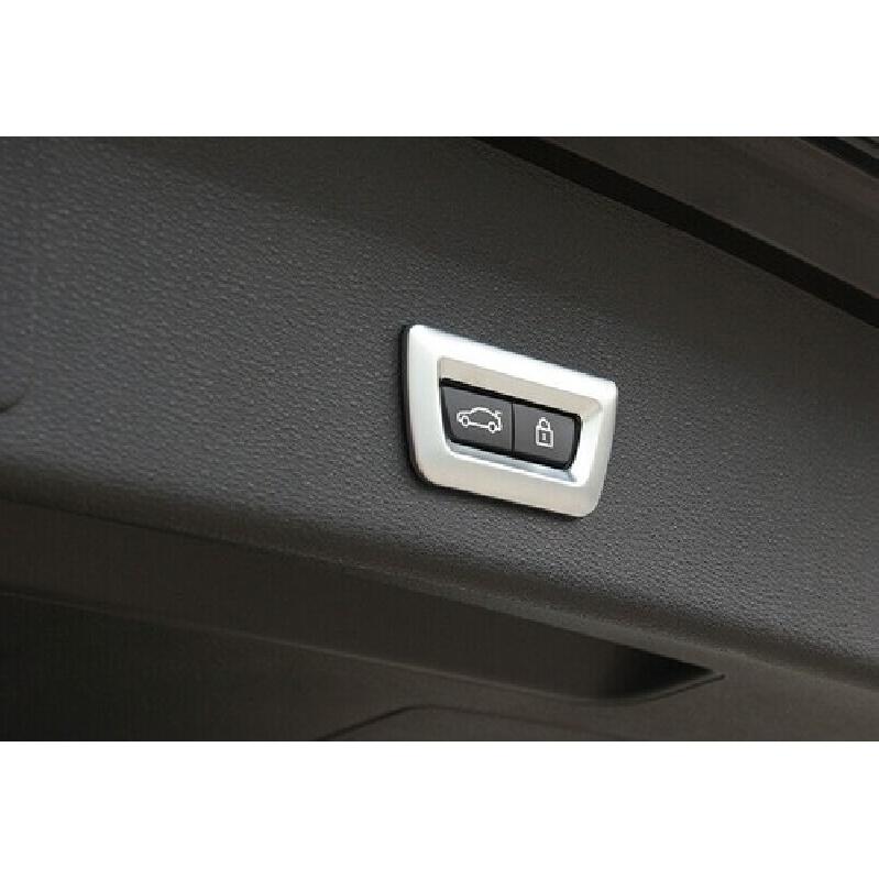 For BMW X3 F25 X4 F26 2011-2017 ABS Silver Electric Back Door Button Frame Trim