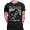Vintage The Sisters of Mercy TShirt for Men Crew Neck Pure Cotton T Shirts  Short Sleeve Tee Shirt Summer Clothes